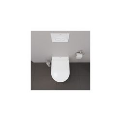 Duravit D-Neo WC-Sitz D-shaped Weiß Hochglanz, 376x43x441mm, ohne Absenkautomatik, ... DURAVIT-0021610000 4063382017178 (Abb. 1)
