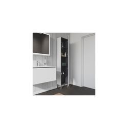 Duravit L-Cube Hochschrank Echtholzfurnier 243x400x1760mm, Mattweiß, 1 Tür R, Grif... DURAVIT-LC1170R1818 4053424305707 (Abb. 1)
