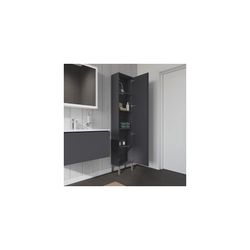 Duravit L-Cube Hochschrank Echtholzfurnier 243x400x1760mm Graphit Matt, 1 Tür R, G... DURAVIT-LC1170R4949 4053424305738 (Abb. 1)
