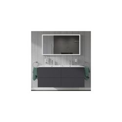 Duravit ME by Starck Doppelwaschtisch 490x1300x180mm wh, Weiß Hochglanz, Rechteckig... DURAVIT-2336130000 4053424121062 (Abb. 1)