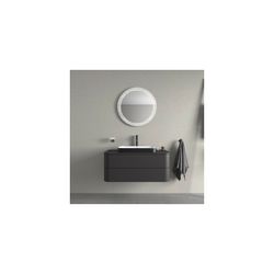 Duravit Happy D.2 Plus Aufsatzbecken 600mm, Weiß Hochglanz/Anthrazit Matt, WonderG... DURAVIT-23596061001 4053424896823 (Abb. 1)