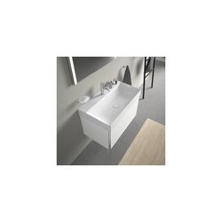 Duravit DuraSquare Waschtisch 470x800x145mm, DuraCeram, Weiß Hochglanz, Rechteckig,... DURAVIT-2353800041 4053424476445 (Abb. 1)