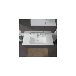 Duravit ME by Starck Waschtisch 490x1230x180mm WonderGliss Weiß Hochglanz, Rechtec... DURAVIT-23361200001 4053424052076 (Abb. 1)