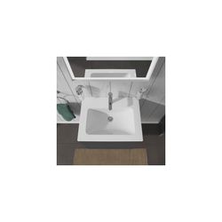 Duravit ME by Starck Waschtisch 490x630x180mm, Weiß Hochglanz, Rechteckig, 1 Waschp... DURAVIT-2336630000 4053424052014 (Abb. 1)