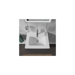 Duravit ME by Starck Waschtisch 430x530x180mm, Weiß Hochglanz, Rechteckig, 1 Waschp... DURAVIT-2336530000 4063382002075 (Abb. 1)