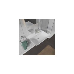 Duravit ME by Starck Waschtisch 490x650x180mm wandhäng., Weiß Hochglanz, Rechteckig... DURAVIT-2335650000 4021534966613 (Abb. 1)