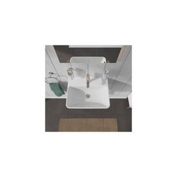Duravit ME by Starck Waschtisch 440x550x180mm wandhäng., Weiß Hochglanz, Rechteckig... DURAVIT-2335550000 4053424021355 (Abb. 1)