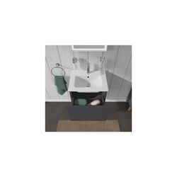 Duravit L-Cube Waschtischunterbau wandh. 421x520x400mm Compact Graphit Matt, Griff... DURAVIT-LC611804949 4063382032782 (Abb. 1)
