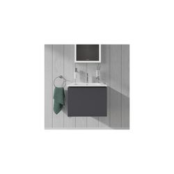 Duravit L-Cube Waschtischunterbau wandh. 421x520x400mm Compact Graphit Matt, Griff... DURAVIT-LC611804949 4063382032782 (Abb. 1)