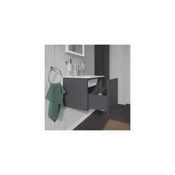 Duravit L-Cube Waschtischunterbau wandh. 421x520x400mm Compact Graphit Matt, Griff... DURAVIT-LC611804949 4063382032782 (Abb. 1)