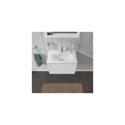 Duravit L-Cube Waschtischunterbau wandh. 391x620x400mm, Compact Mattweiß, Grifflos... DURAVIT-LC615601818 4053424451091 (Abb. 1)