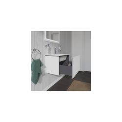 Duravit L-Cube Waschtischunterbau wandh. 391x620x400mm, Compact Mattweiß, Grifflos... DURAVIT-LC615601818 4053424451091 (Abb. 1)