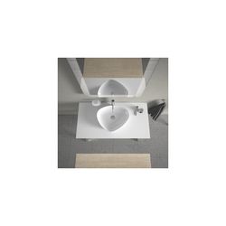 Duravit Cape Cod Aufsatzbecken 500mm, Weiß Hochglanz, WonderGliss, DuraCeram, TriO... DURAVIT-23395000001 4021534990861 (Abb. 1)