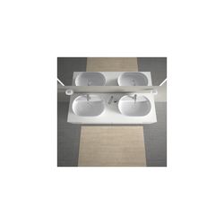 Duravit Luv Aufsatzbecken 600mm, Weiß Hochglanz, WonderGliss, DuraCeram, Oval, mit... DURAVIT-03806000001 4053424177175 (Abb. 1)
