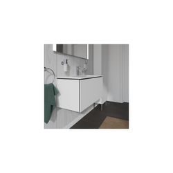 Duravit L-Cube Waschtischunterbau wandh. 391x820x400mm, Compact Mattweiß, Grifflos... DURAVIT-LC615701818 4053424451107 (Abb. 1)