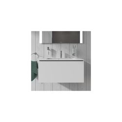 Duravit L-Cube Waschtischunterbau wandh. 391x820x400mm, Compact Mattweiß, Grifflos... DURAVIT-LC615701818 4053424451107 (Abb. 1)