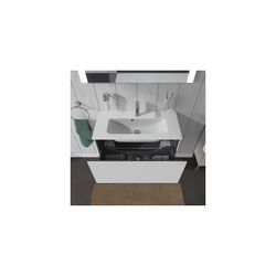 Duravit L-Cube Waschtischunterbau wandh. 391x820x400mm, Compact Mattweiß, Grifflos... DURAVIT-LC615701818 4053424451107 (Abb. 1)