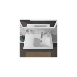 Duravit ME by Starck Waschtisch 490x830x180mm, Weiß Hochglanz, Rechteckig, 1 Waschp... DURAVIT-2346830000 4053424505084 (Abb. 1)