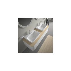 Duravit Happy D.2 Plus Aufsatzbecken 600mm, Weiß Hochglanz, WonderGliss, rechtecki... DURAVIT-23606000001 4053424896939 (Abb. 1)