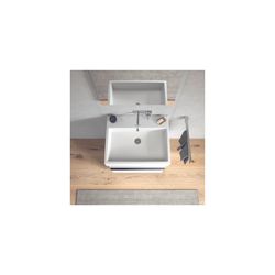 Duravit Vero Air Waschtisch 470x600x165mm wandhängend, Weiß Hochglanz, Rechteckig, ... DURAVIT-2350600060 4053424091952 (Abb. 1)