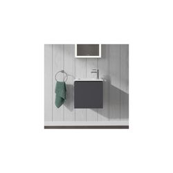 Duravit L-Cube Waschtischunterbau wandh. 294x420x400mm, L, Graphit Matt, Grifflos,... DURAVIT-LC6272L4949 4053424108803 (Abb. 1)