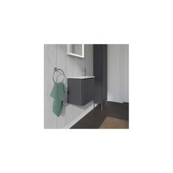 Duravit L-Cube Waschtischunterbau wandh. 294x420x400mm, L, Graphit Matt, Grifflos,... DURAVIT-LC6272L4949 4053424108803 (Abb. 1)