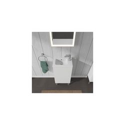 Duravit L-Cube Waschtischunterbau bodenstehend 294x420x704mm, L, Mattweiß, Grifflo... DURAVIT-LC6273L1818 4053424130576 (Abb. 1)
