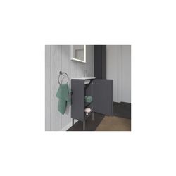 Duravit L-Cube Waschtischunterbau bodenstehend 294x420x704mm, R Graphit Matt/ Grif... DURAVIT-LC6273R4949 4053424130279 (Abb. 1)