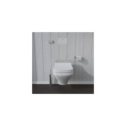 Duravit DuraStyle Wand-WC für Dusch-WC-Sitz 620x376x355mm Weiß Hochglanz, 4,5l, Wo... DURAVIT-25375900001 4021534854460 (Abb. 1)