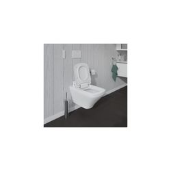 Duravit DuraStyle Wand-WC für Dusch-WC-Sitz 620x376x355mm, Weiß Hochglanz, 4,5l, Ti... DURAVIT-2537590000 4021534854453 (Abb. 1)
