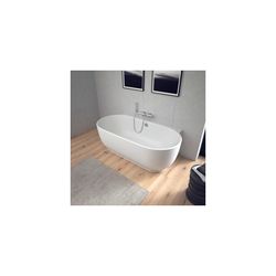 Duravit Luv Badewanne 610x950x1800mm, 252l, Mattweiß, Oval, Vorwand, 2 Rückens... DURAVIT-700433000000000 4053424180175 (Abb. 1)