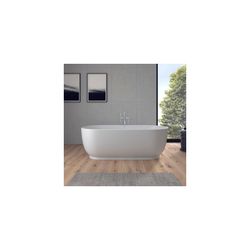 Duravit Luv Badewanne 615x850x1800mm, 252l, Mattweiß, Oval, Freistehend, 2 Rüc... DURAVIT-700434000000000 4053424180199 (Abb. 1)