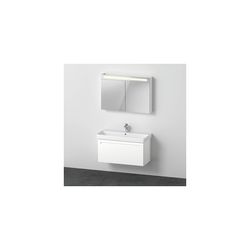 Duravit No.1 Möbel-Set, Möbelwaschtisch, Waschtischunterbau, Spiegelschrank 45... DURAVIT-N10184018180000 4067116008203 (Abb. 1)