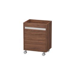 Duravit Ketho Rollcontainer Dekor, 360x500x670mm, Nusb.dunkel Matt, Dekor, 1 Tür L... DURAVIT-KT2530L2121 4053424636474 (Abb. 1)