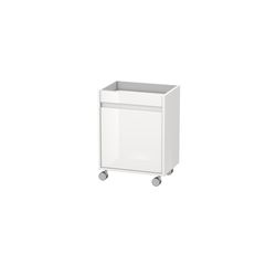 Duravit Ketho Rollcontainer Dekor, 360x500x670mm, Weiß Hochglanz, Dekor, 1 Tür Lin... DURAVIT-KT2530L2222 4053424228457 (Abb. 1)
