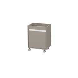 Duravit Ketho Rollcontainer Dekor, 360x500x670mm, Basalt Matt, Dekor, 1 Tür Links,... DURAVIT-KT2530L4343 4021534724466 (Abb. 1)