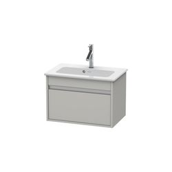 Duravit Ketho Waschtischunterbau wandh. 385x600x410mm, Compact Betongrau Matt, Gri... DURAVIT-KT642200707 4053424638454 (Abb. 1)