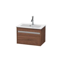 Duravit Ketho Waschtischunterbau wandhäng. 385x600x410mm Compact Nusb.dunkel Matt,... DURAVIT-KT642202121 4053424638478 (Abb. 1)