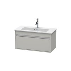 Duravit Ketho Waschtischunterbau wandh. 385x800x410mm, Compact Betongrau Matt, Gri... DURAVIT-KT642300707 4053424638492 (Abb. 1)