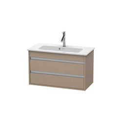 Duravit Ketho Waschtischunterbau wandhäng. 385x800x480mm Compact, Leinen Matt, Gri... DURAVIT-KT645307575 4053424638843 (Abb. 1)