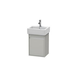 Duravit Ketho Waschtischunterbau wandh. 320x400x550mm, R Betongrau Matt, Griffleis... DURAVIT-KT6630R0707 4053424639017 (Abb. 1)