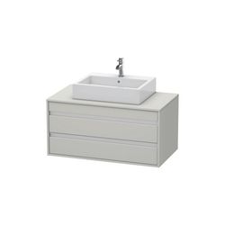 Duravit Ketho Konsolenwaschtischunterbau wandh. 550x1000x496mm M mit KSP Betongrau... DURAVIT-KT665500707 4053424639734 (Abb. 1)