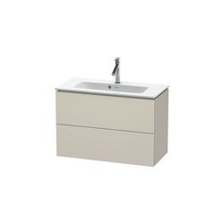 Duravit L-Cube Waschtischunterbau wandh. 391x820x550mm Compact, Taupe Matt, Griffl... DURAVIT-LC625709191 4053424452319 (Abb. 1)