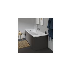 Duravit D-Neo Badewanne 485x750x1700mm, 234l, Weiß glänzend, Rechteckig, Einba... DURAVIT-700479000000000 4063382130259 (Abb. 1)