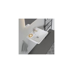 Duravit D-Neo Waschtisch 440x550x165mm wandhäng., Weiß Hochglanz, Rechteckig, 1 Was... DURAVIT-2366550000 4063382016287 (Abb. 1)