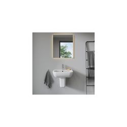 Duravit D-Code Halbsäule aus Keramik 268x245x305mm, Weiß Hochglanz, wandhäng., für ... DURAVIT-0857180000 4021534344152 (Abb. 1)