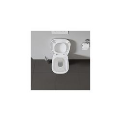 Duravit D-Code WC-Sitz Rechteckig, Weiß Hochglanz 360x40x430mm, ohne Absenkautomati... DURAVIT-0067310099 4021534966279 (Abb. 1)