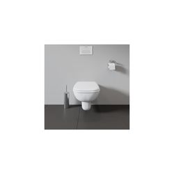 Duravit D-Code WC-Sitz Weiß Hochglanz 360x40x430mm, ohne Absenkautomatik, Edelstahl... DURAVIT-0067310000 4021534384769 (Abb. 1)