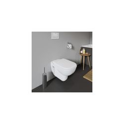 Duravit D-Code WC-Sitz Weiß Hochglanz 360x40x430mm, ohne Absenkautomatik, Edelstahl... DURAVIT-0067310000 4021534384769 (Abb. 1)