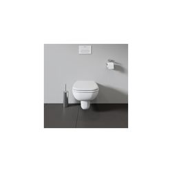 Duravit D-Code WC-Sitz Weiß Hochglanz 360x40x430mm, ohne Absenkautomatik, Edelstahl... DURAVIT-0067310000 4021534384769 (Abb. 1)